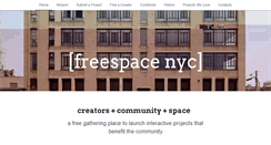 Desktop Screenshot of freespacenyc.org
